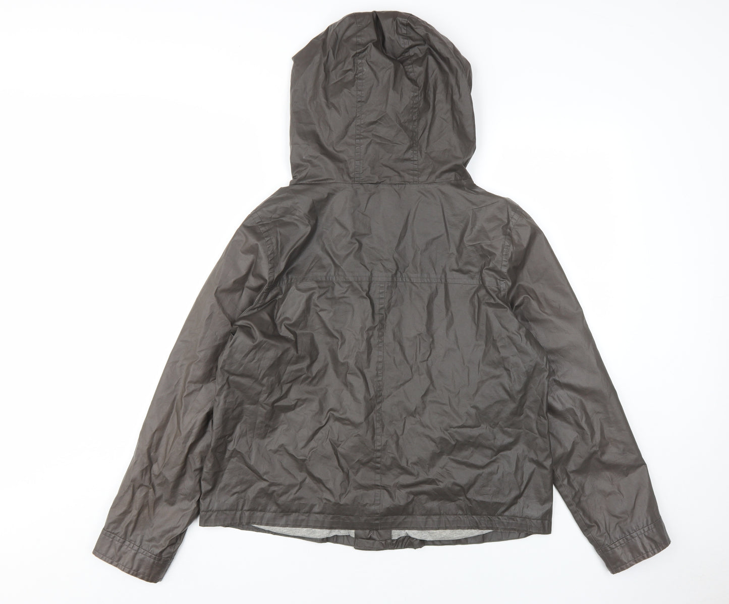 Marks and Spencer Women's Brown Hooded Jacket Size 12