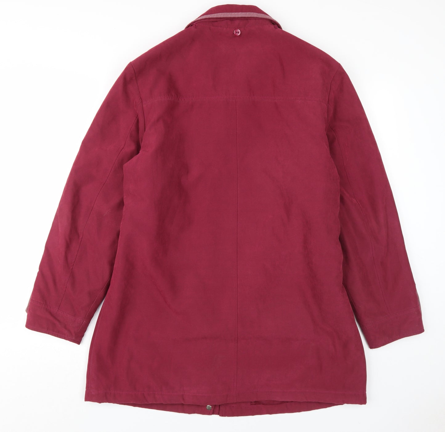 Katherine Hammond Women's Red Mid-Length Jacket Size 14