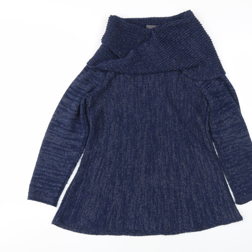 Marks and Spencer Women's Blue Pullover Jumper