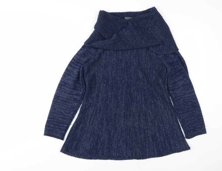 Marks and Spencer Women's Blue Pullover Jumper