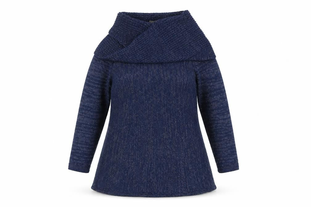 Front view of Marks & Spencer Women's Blue jumper