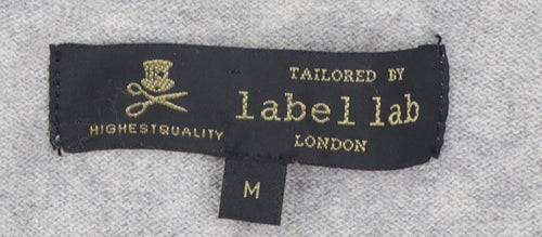 Label Lab Men's Grey Cotton Wool Pullover Jumper M