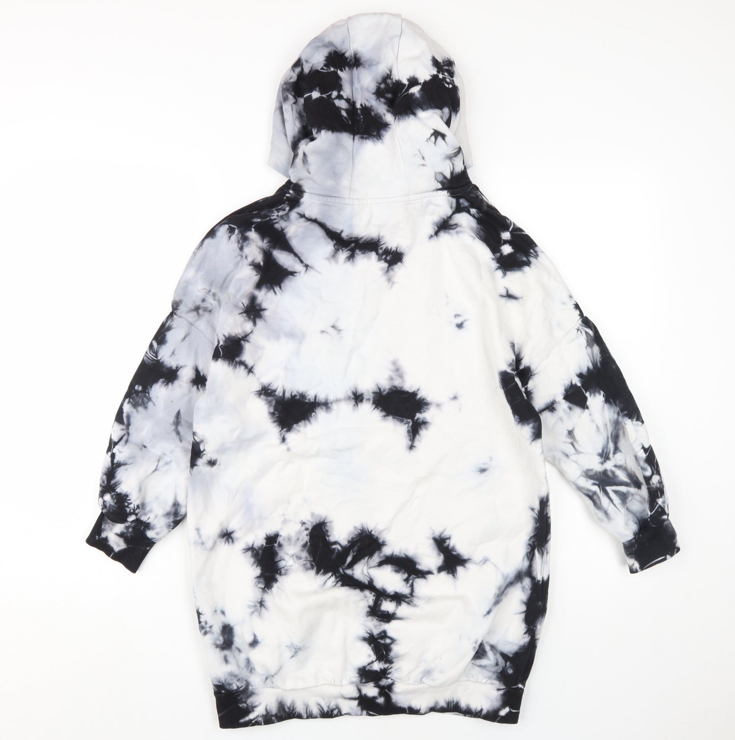 Next Girls Multicoloured Tie Dye Hoodie, 10 Years, Pullover Style