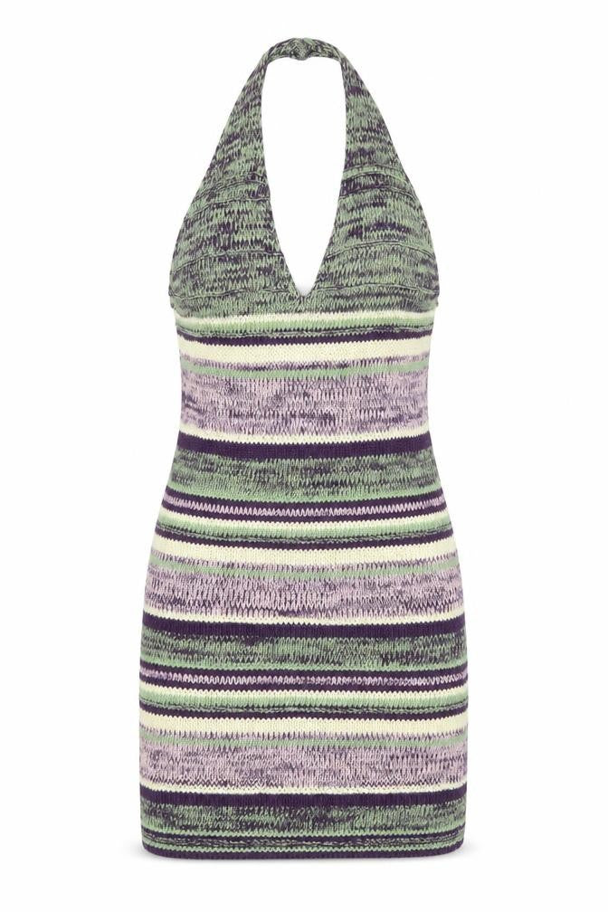 Front view of Pull&Bear Women's Multicoloured M Slip Dress