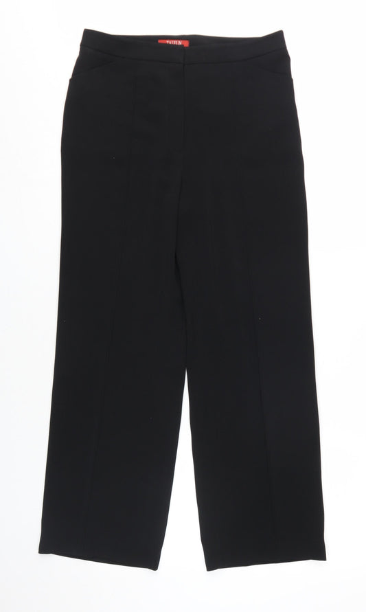 TAIFUN Women's Black Dress Pants - Size 14, Polyester