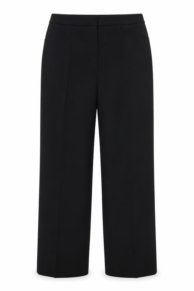 Front view of TAIFUN Women's Black Dress Pants -, size 14, Polyester