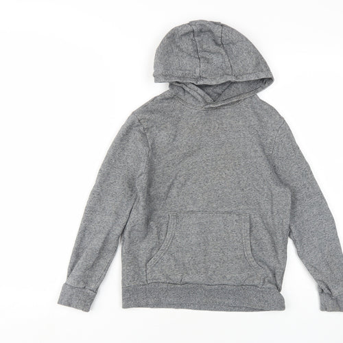 Marks and Spencer Boys Grey Pullover Hoodie 9-10 Years