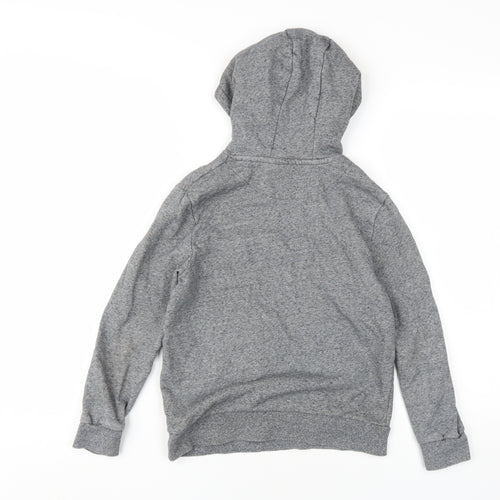 Marks and Spencer Boys Grey Pullover Hoodie 9-10 Years