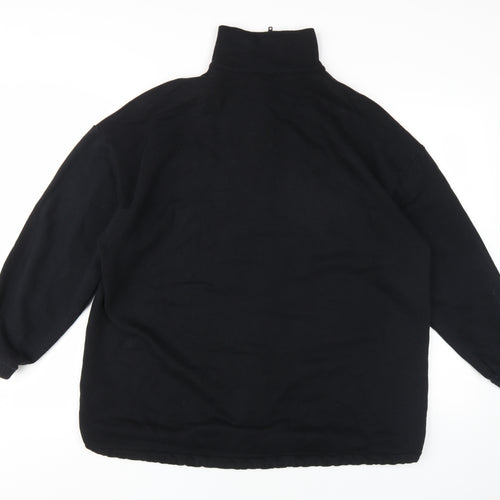 Zara Unisex Black Full Zip Sweatshirt S