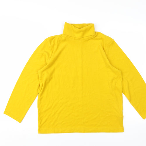 Uniqlo Unisex Yellow Pullover Sweatshirt M