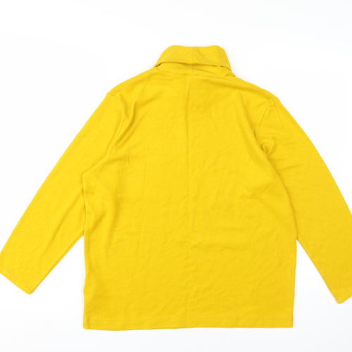 Uniqlo Unisex Yellow Pullover Sweatshirt M
