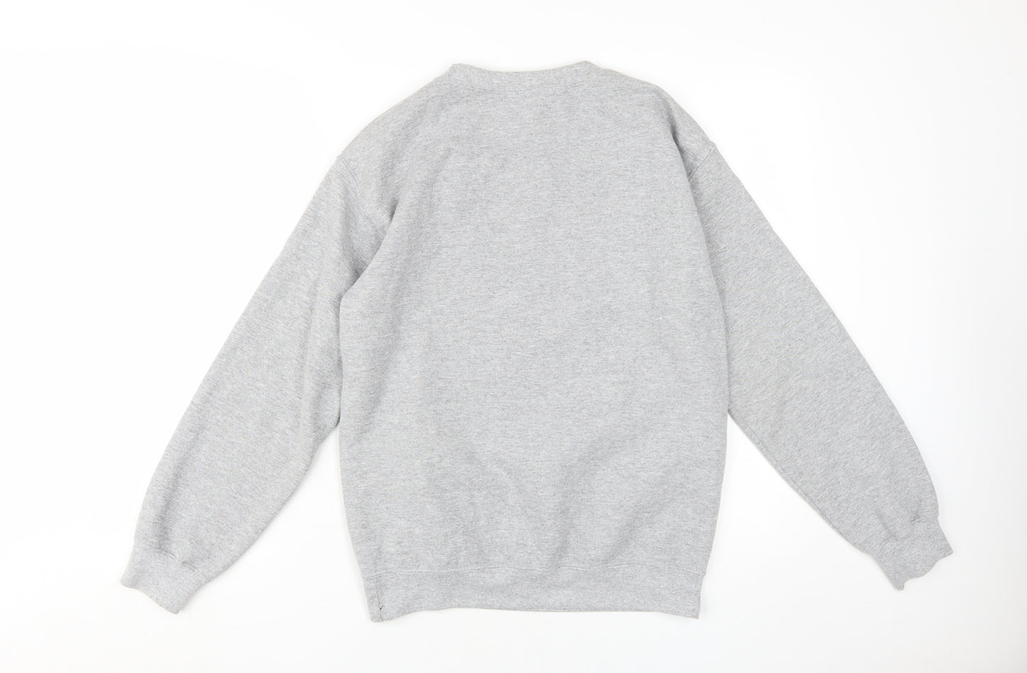 Topshop Women's Grey S Pullover Sweatshirt