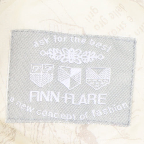 Finn Flare Women's White Size 12 Puffer Coat