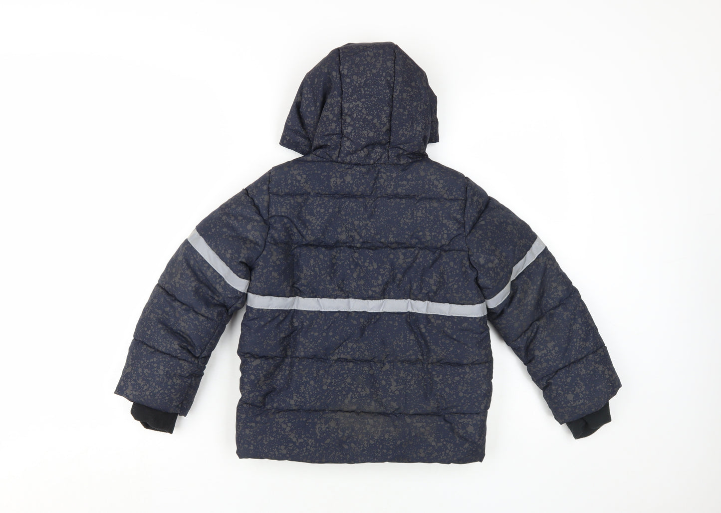 Lupilu Boys Blue Puffer Jacket 4-6 Years Hooded Winter Coat