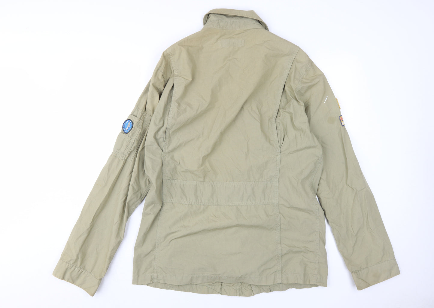 Next Men's Green Military Jacket - Medium, Army Style