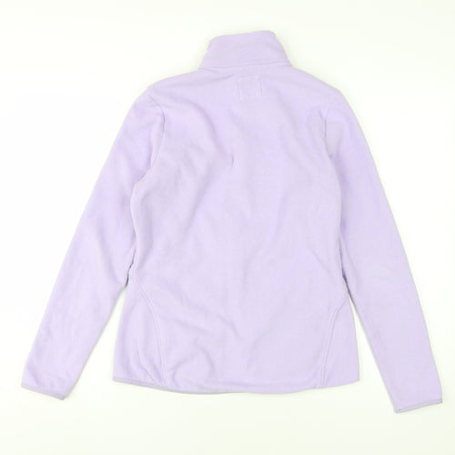 Marks and Spencer Women's Purple Fleece Jacket Size 10