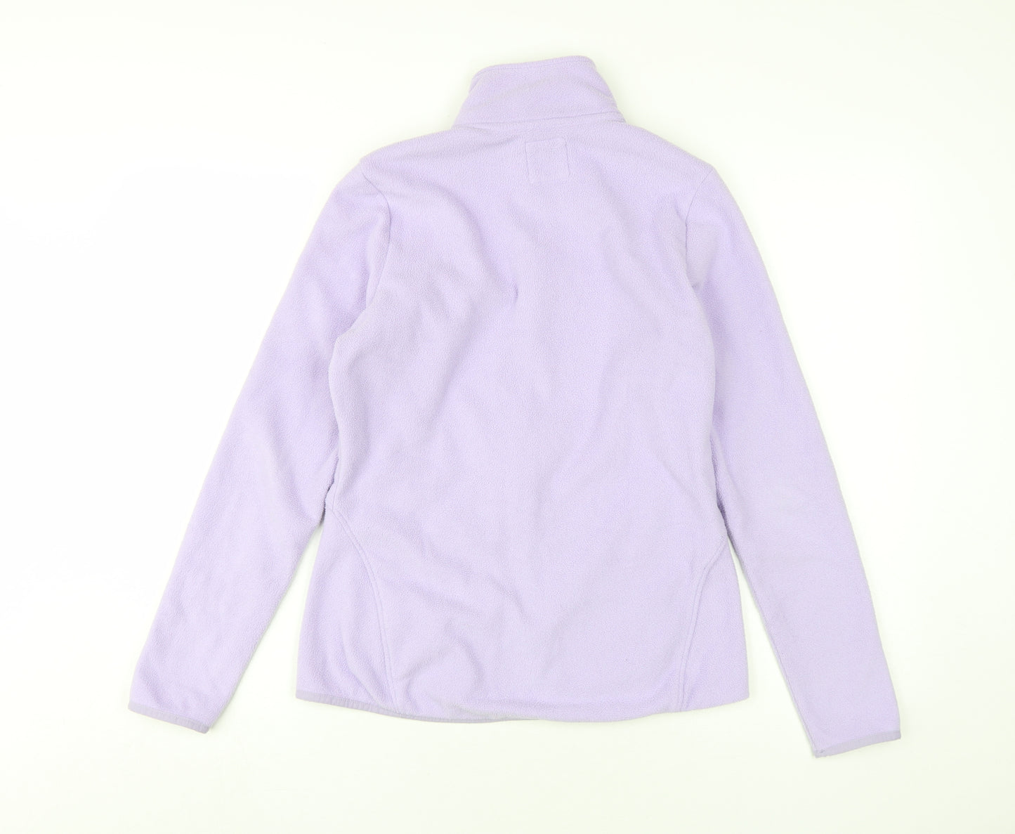 Marks and Spencer Women's Purple Fleece Jacket Size 10