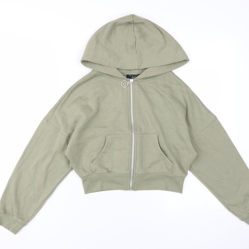 New Look Girls Green Full Zip Hoodie 12-13 Years
