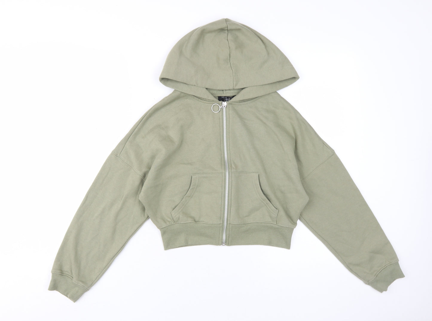 New Look Girls Green Full Zip Hoodie 12-13 Years