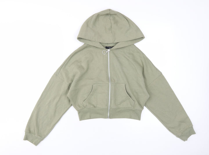 New Look Girls Green Full Zip Hoodie 12-13 Years
