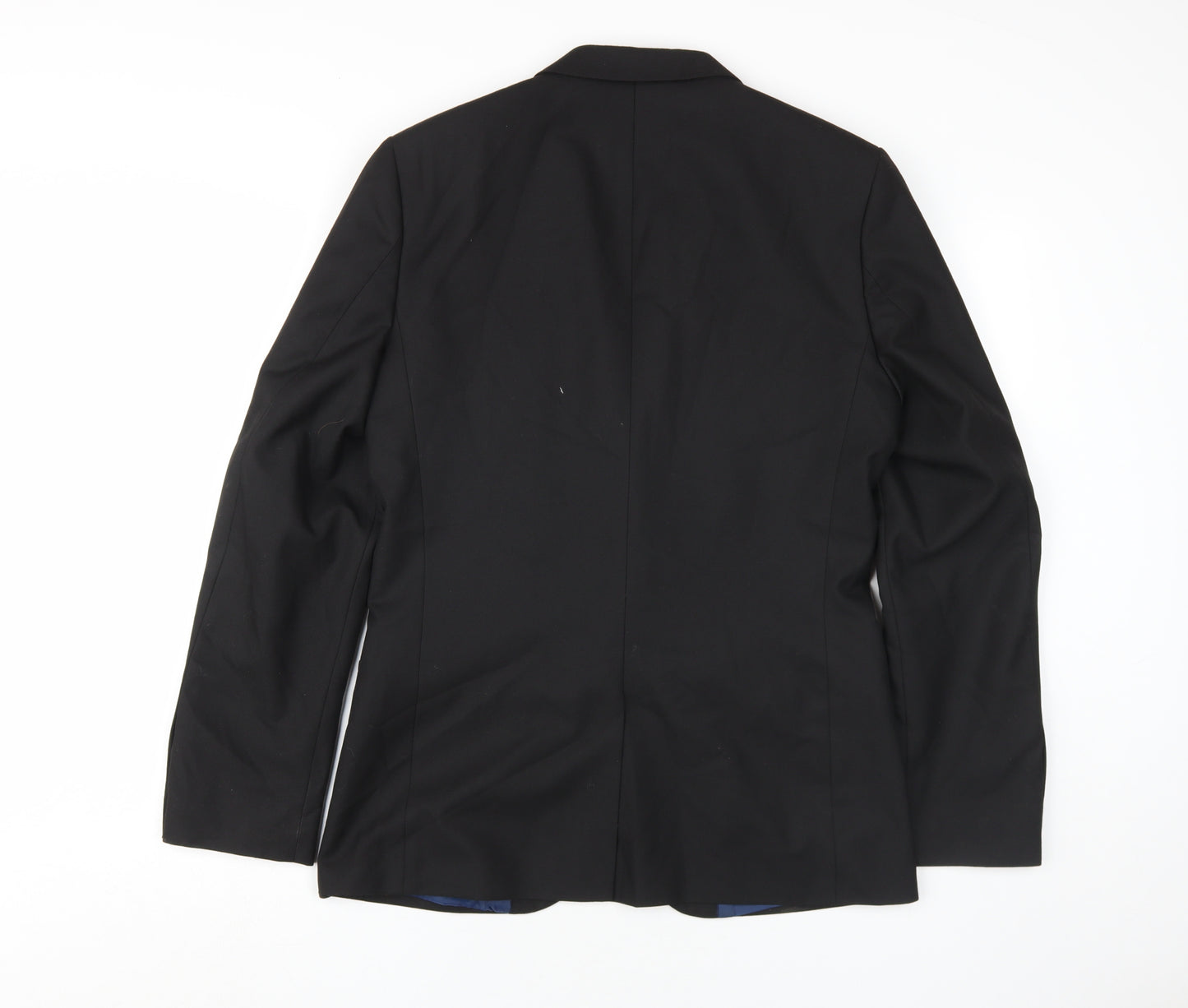 River Island Men's Black Regular Fit Blazer Size 38R