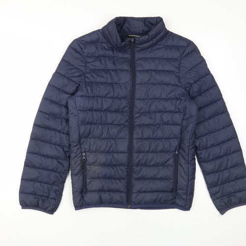 Flipback Boys Blue Puffer Jacket 11-12 Years Lightweight