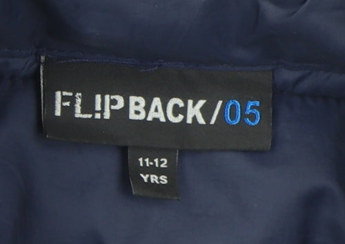 Flipback Boys Blue Puffer Jacket 11-12 Years Lightweight