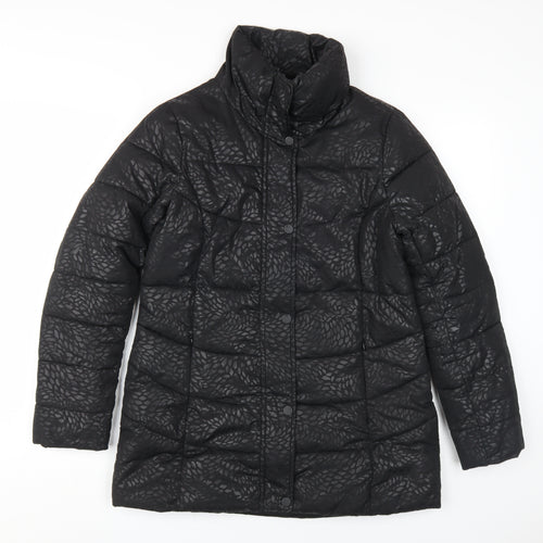 BHS Women's Black Puffer Jacket Size 10
