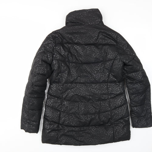 BHS Women's Black Puffer Jacket Size 10