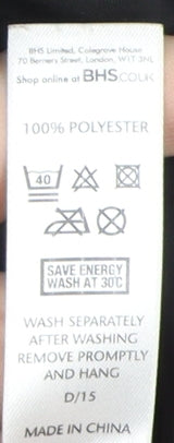 BHS Women's Black Puffer Jacket Size 10