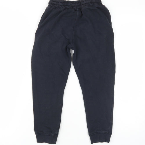 Next Boys Blue Jogger Trousers 8 Years Elastic Waist