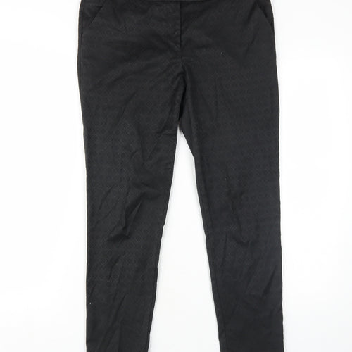 Next Women's Black Straight Trousers Size 10