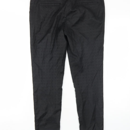 Next Women's Black Straight Trousers Size 10