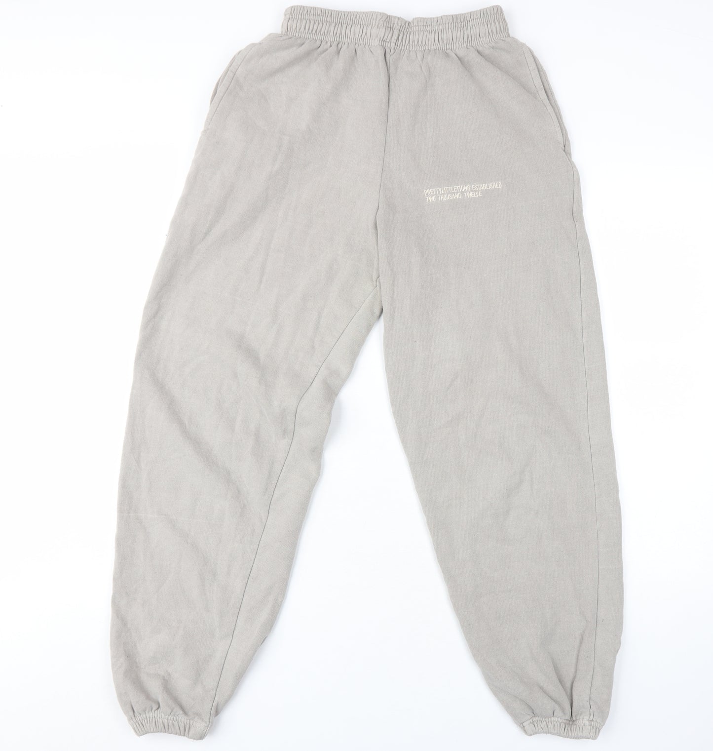 PrettyLittleThing Women's Beige Jogger Trousers, Size S