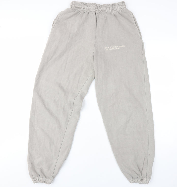 PrettyLittleThing Women's Beige Jogger Trousers, Size S