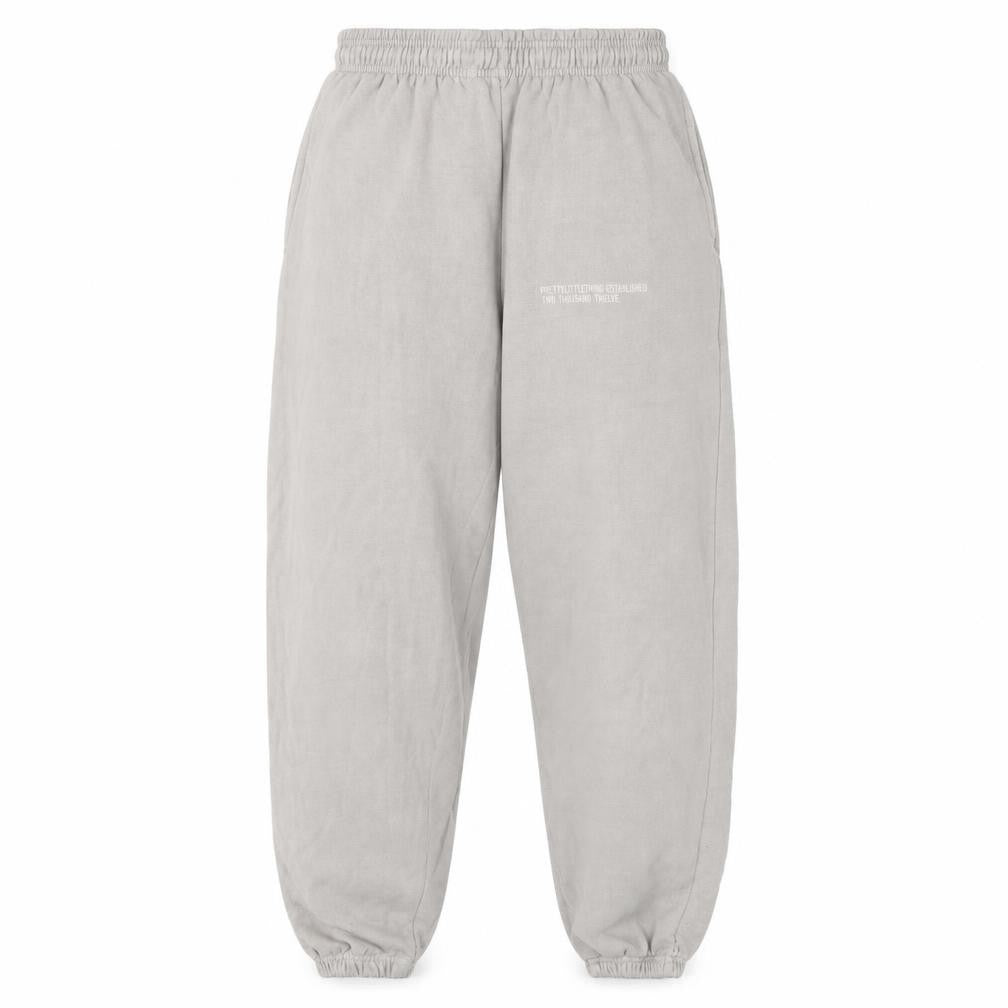 Front view of PRETTYLITTLETHING Women's Beige Jogger Trousers, size S