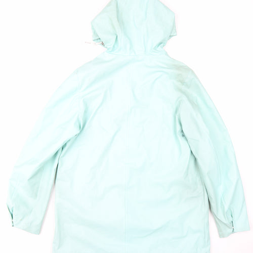 Marks and Spencer Women's Green Rain Coat Jacket Size 12