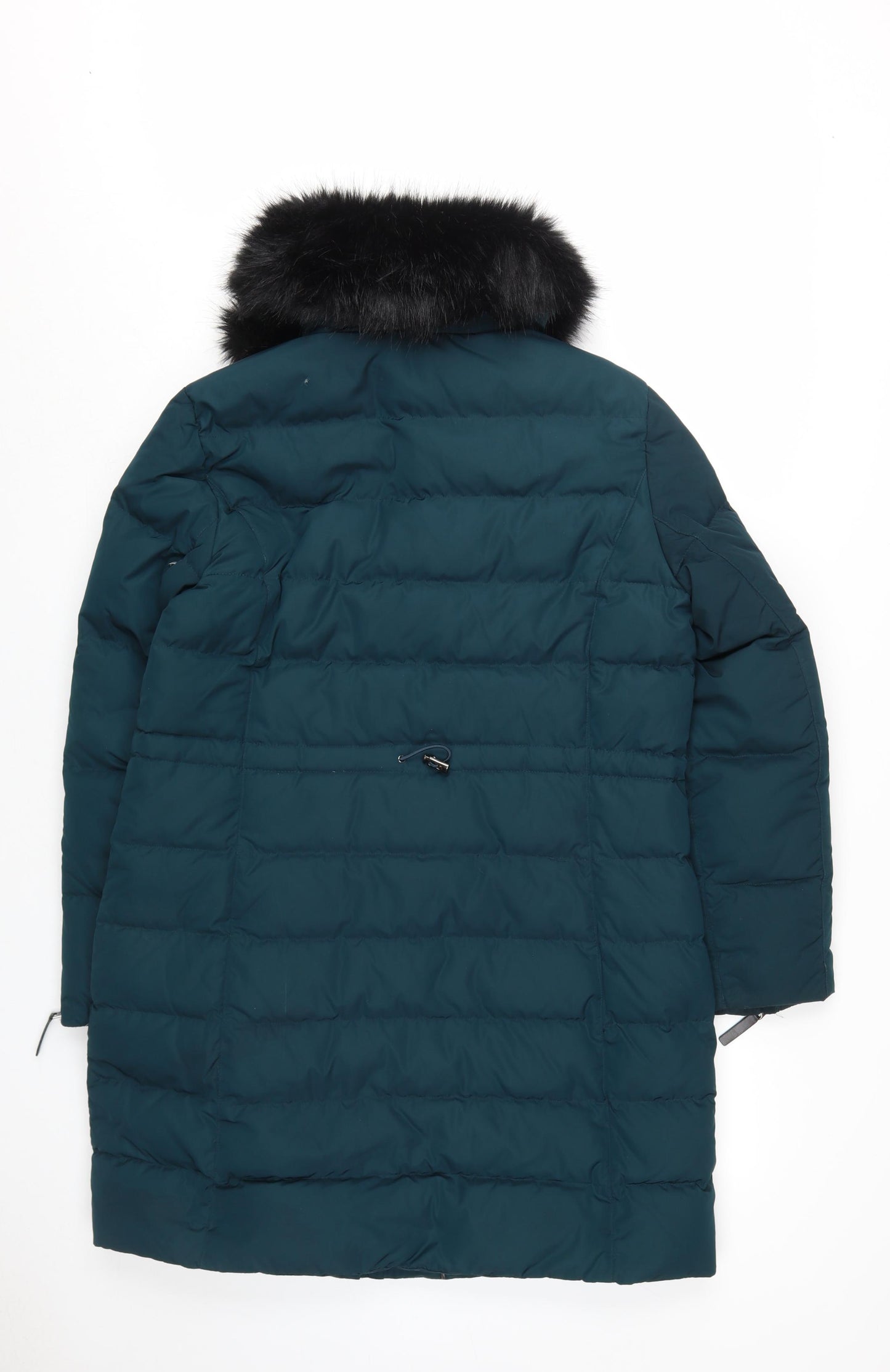 Marks and Spencer Women's Green Puffer Jacket, Size 14