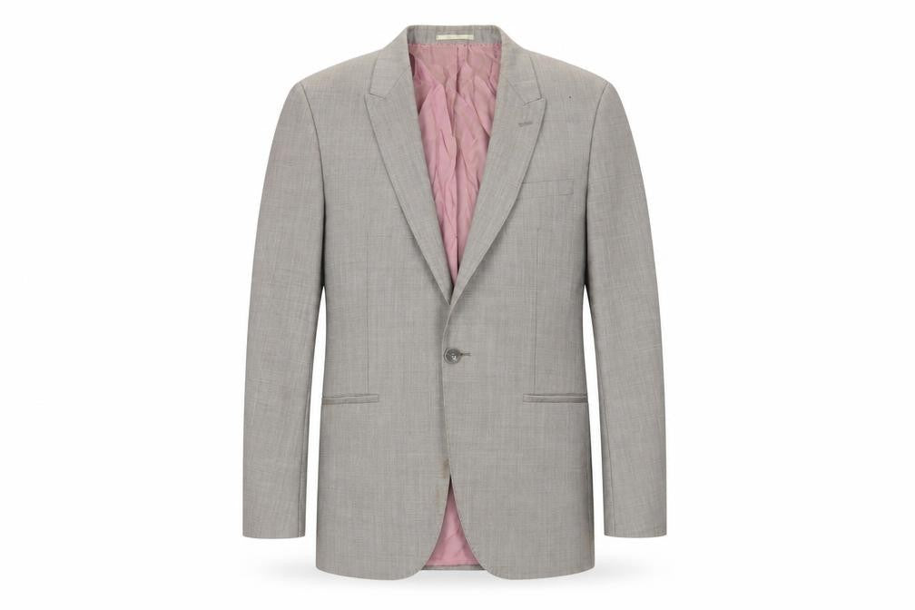 Front view of Remus Uomo Men's Brown Blazer 38R Slim Fit