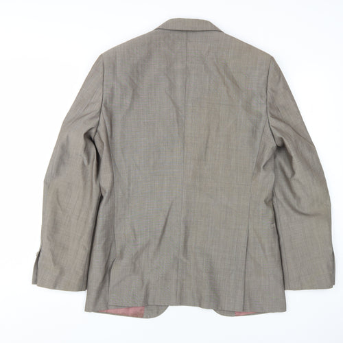 Remus Uomo Men's Brown Blazer 38R Slim Fit