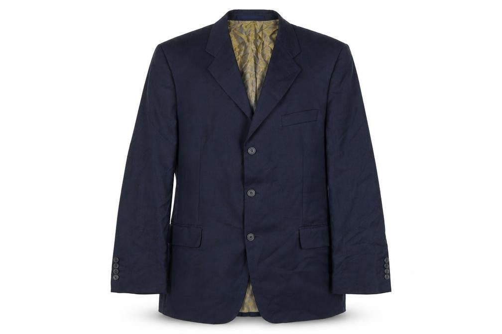 Front view of Berwin & Berwin Men's Navy Blazer, size 42, Regular Fit