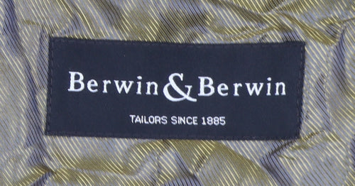 Berwin & Berwin Men's Navy Blazer, Size 42, Regular Fit