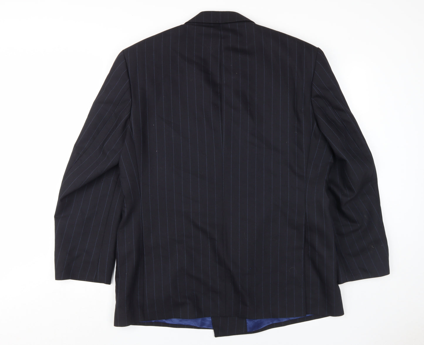 Marks and Spencer Men's Navy Double-Breasted Blazer Size 42S