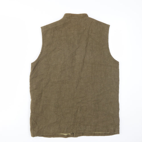 Hemp Cat Men's Brown Suit Waistcoat - Size S