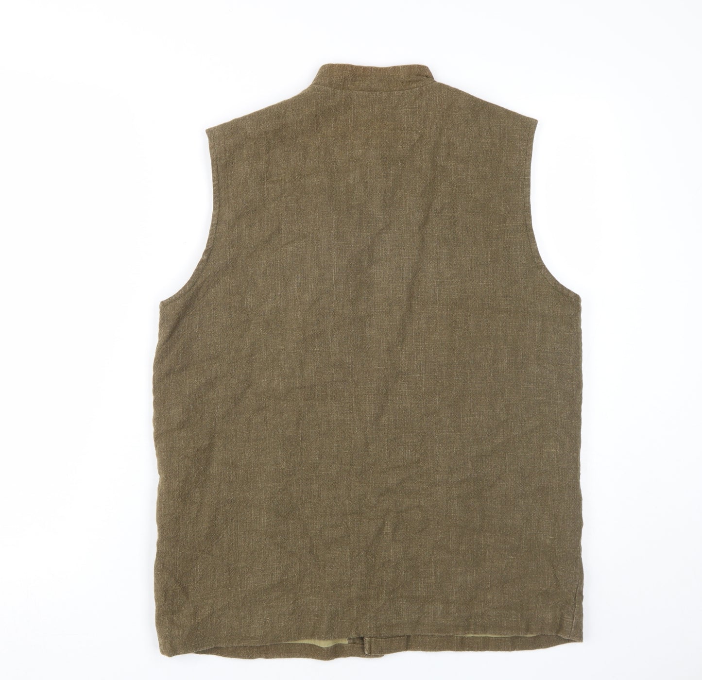 Hemp Cat Men's Brown Suit Waistcoat - Size S