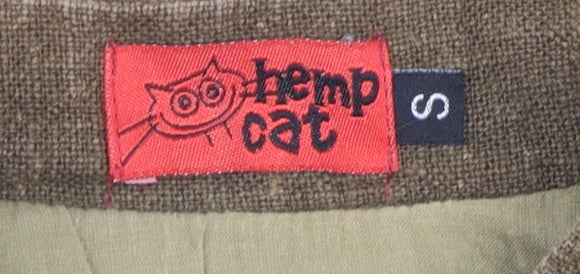 Hemp Cat Men's Brown Suit Waistcoat - Size S