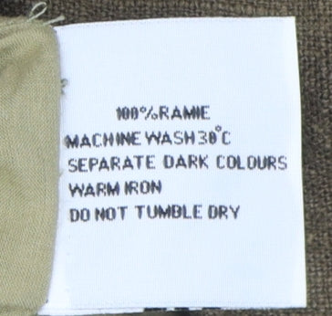 Hemp Cat Men's Brown Suit Waistcoat - Size S