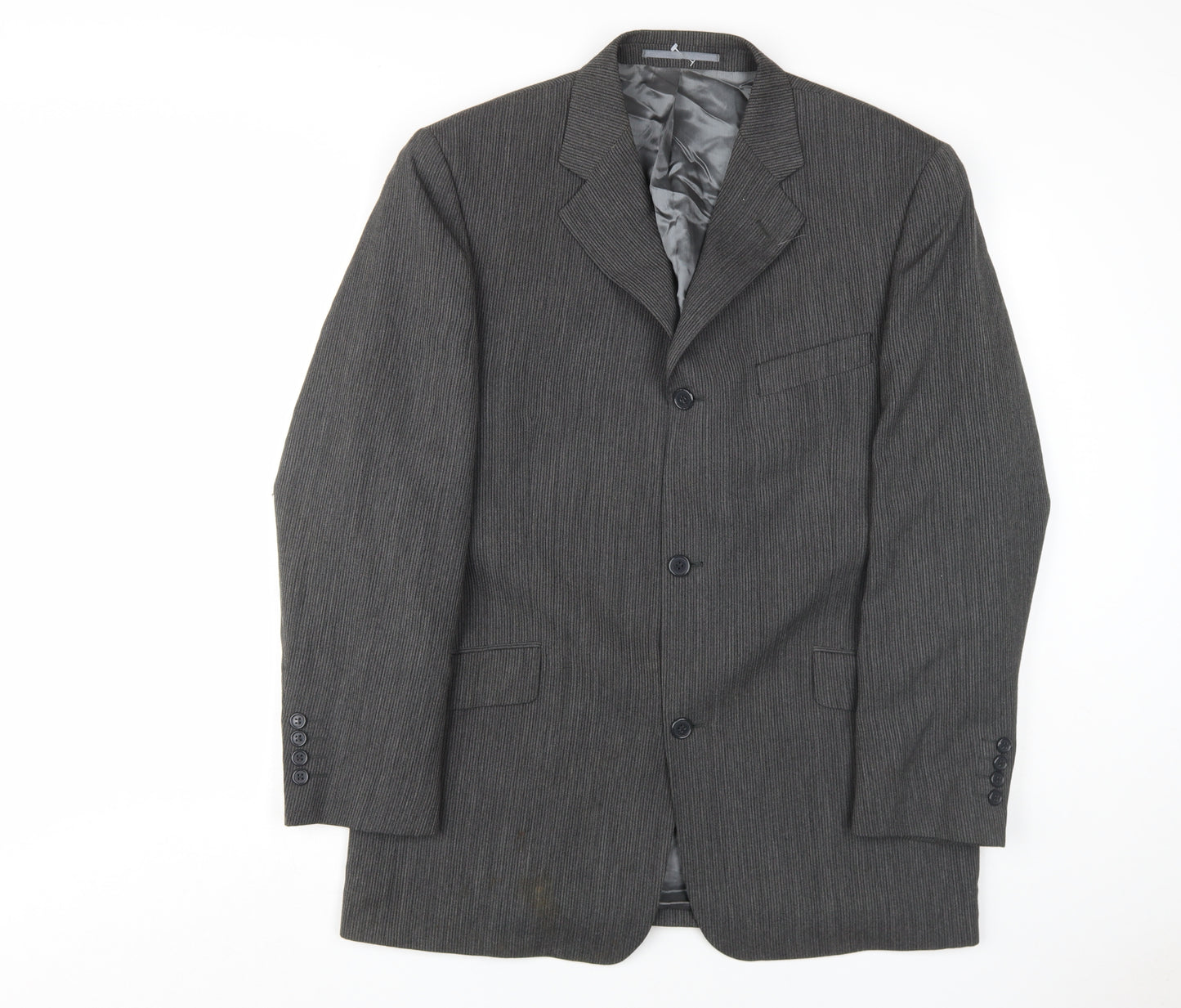 Blakes Men's Grey Striped Blazer, 42R