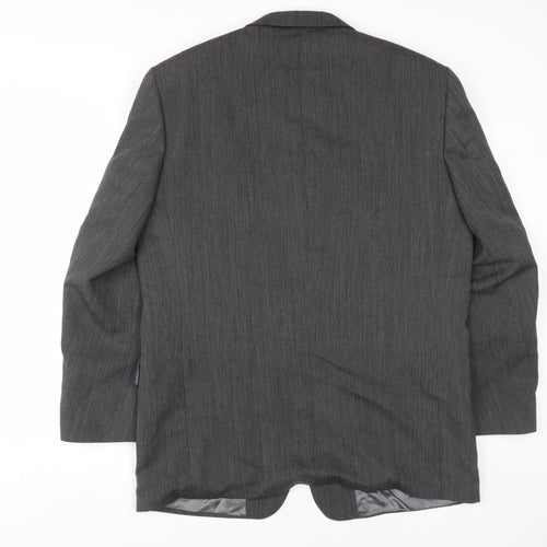 Blakes Men's Grey Striped Blazer, 42R
