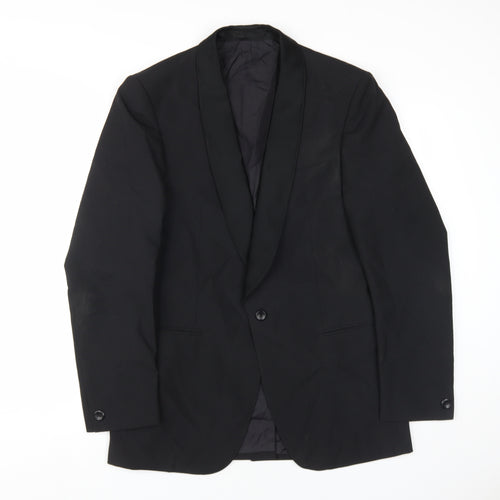 Varteks Men's Black Tuxedo Blazer, Chest 148